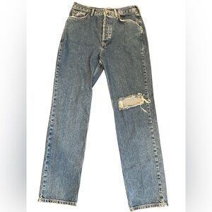 Free People Women’s We The Free Blue Jeans High Rise Size 29